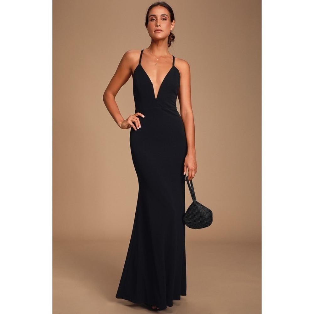 Lulus Amelia Black Sleeveless Maxi Dress - Size M